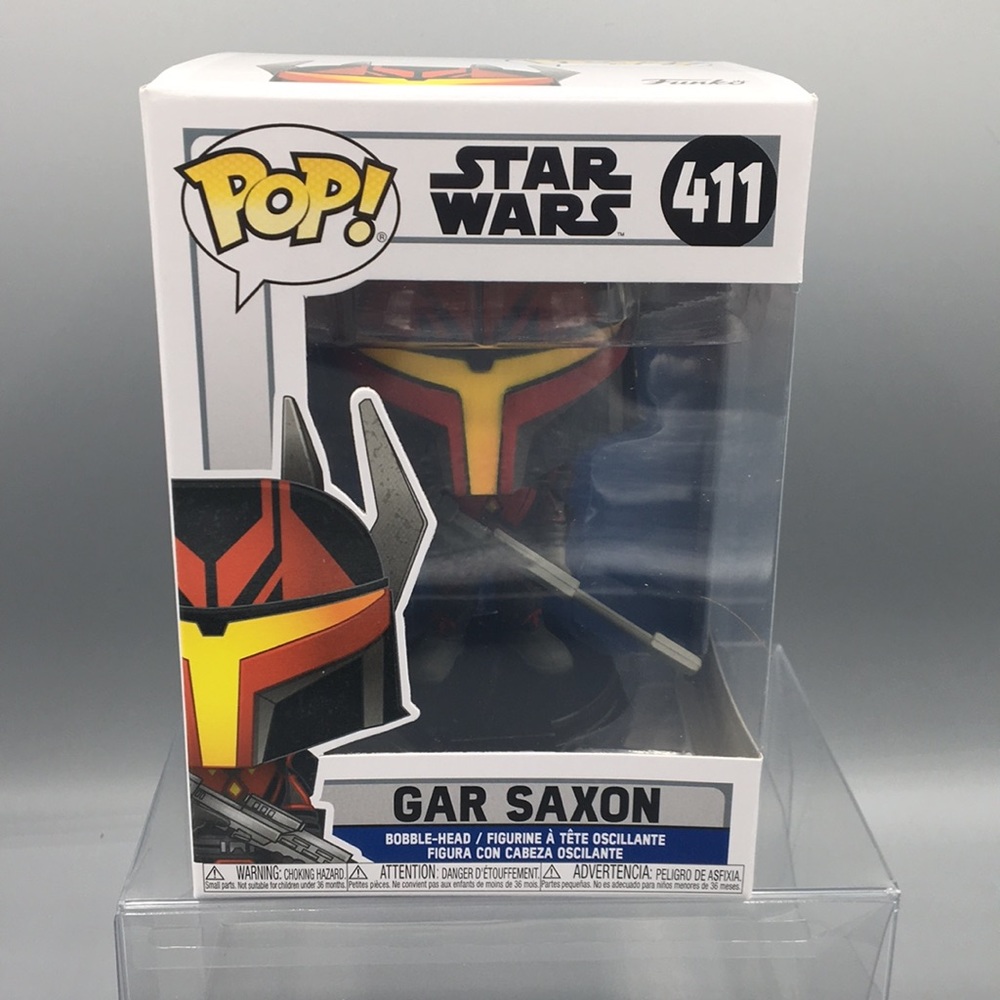 411 Star Wars Clone Wars Gar Saxon Funko Pop